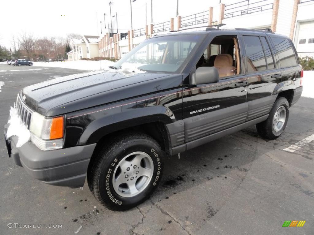 Black 1997 Jeep Grand Cherokee Laredo 4x4 Exterior Photo #43649243