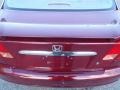 2002 Radiant Ruby Red Pearl Honda Civic EX Sedan  photo #21