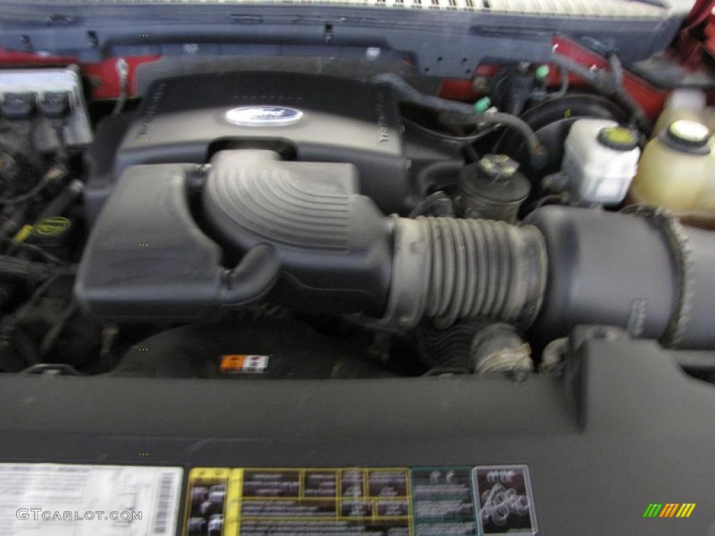2003 Expedition XLT 4x4 - Laser Red Tinted Metallic / Flint Grey photo #18