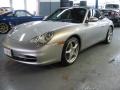 Arctic Silver Metallic 2003 Porsche 911 Carrera Cabriolet Exterior