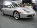 1999 Arctic Silver Metallic Porsche 911 Carrera Cabriolet  photo #8