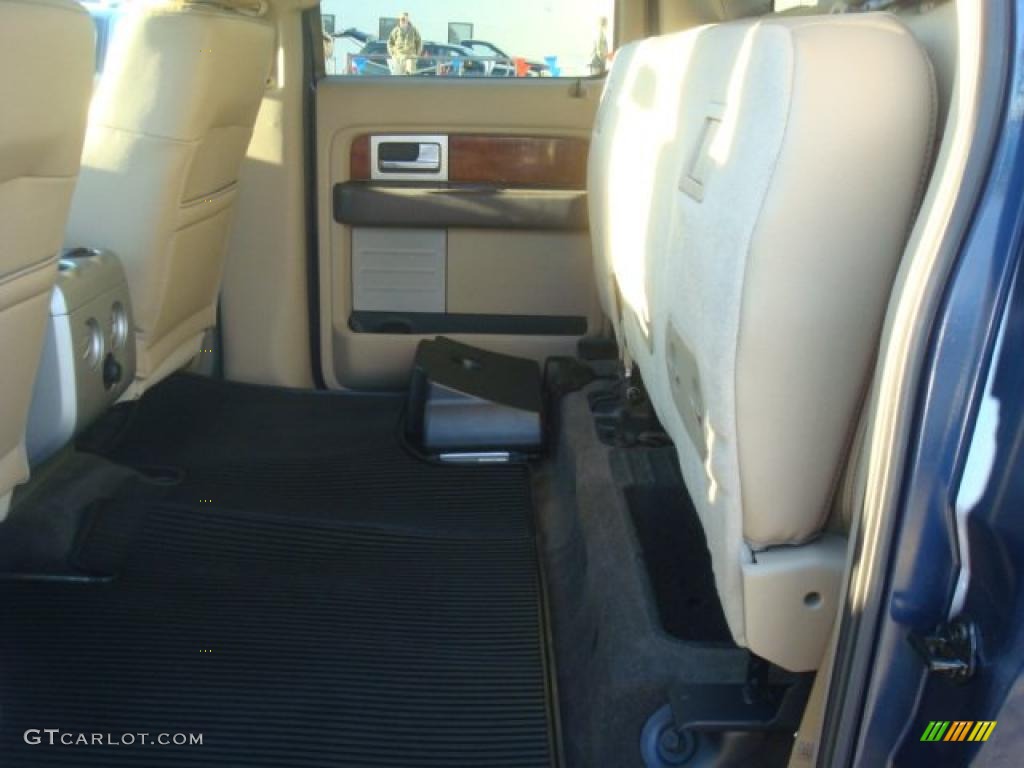2010 F150 Lariat SuperCrew 4x4 - Dark Blue Pearl Metallic / Medium Stone photo #10
