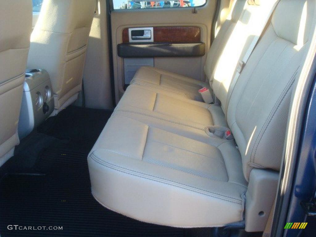 2010 F150 Lariat SuperCrew 4x4 - Dark Blue Pearl Metallic / Medium Stone photo #12