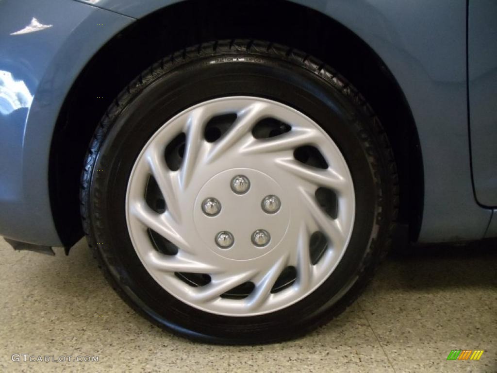 2010 Yaris Sedan - Pacific Blue Metallic / Dark Charcoal photo #4