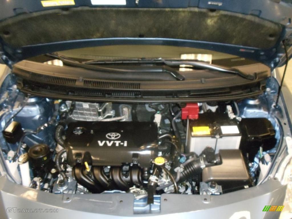 2010 Yaris Sedan - Pacific Blue Metallic / Dark Charcoal photo #19