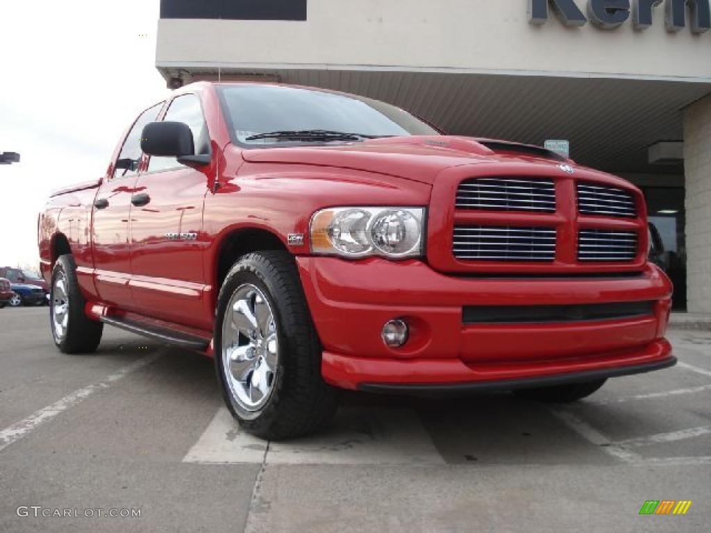 Flame Red Dodge Ram 1500