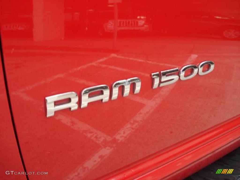 2004 Ram 1500 SLT Sport Quad Cab - Flame Red / Dark Slate Gray photo #33