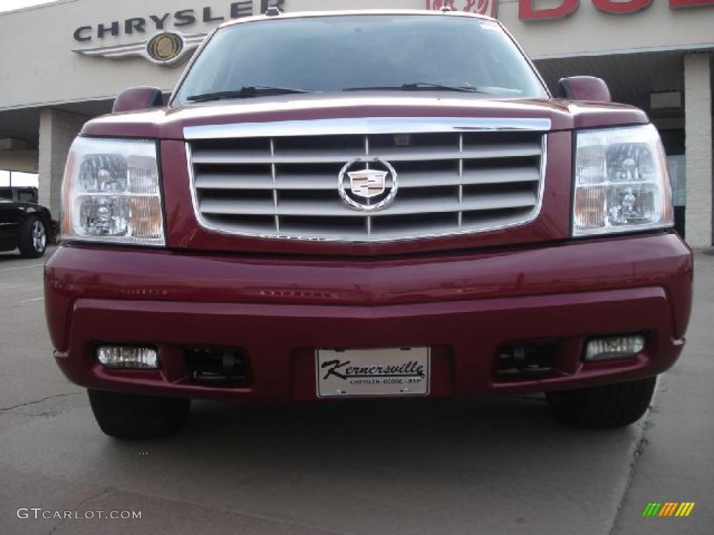 2005 Escalade ESV AWD - Red E / Shale photo #8