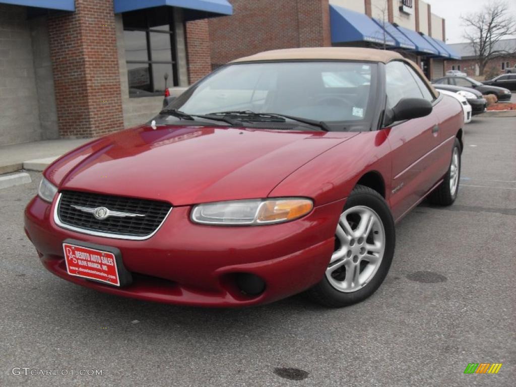 Deep Cranberry Pearl 2000 Chrysler Sebring JX Convertible Exterior Photo #43664039