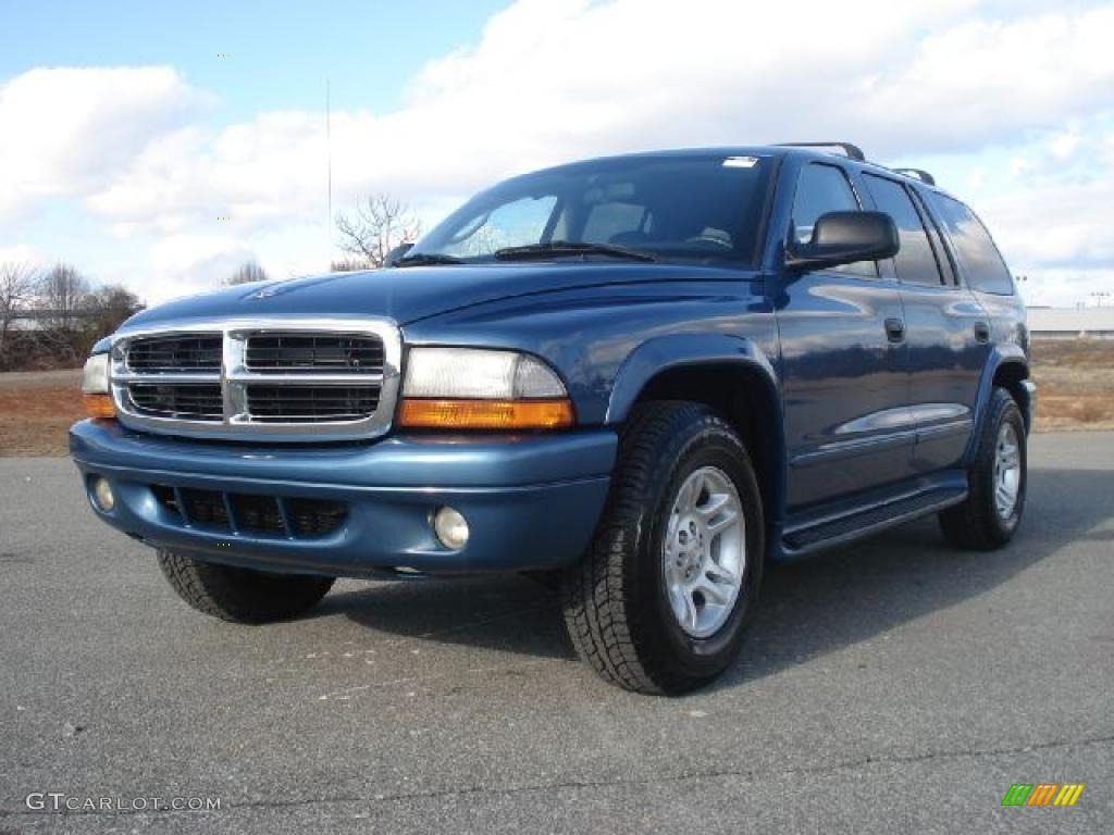 Atlantic Blue Pearlcoat 2003 Dodge Durango SLT Exterior Photo #43667297