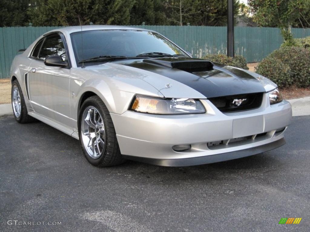 2003 Mustang GT Coupe - Silver Metallic / Medium Graphite photo #7