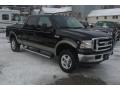 2006 Black Ford F250 Super Duty Lariat Crew Cab 4x4  photo #1