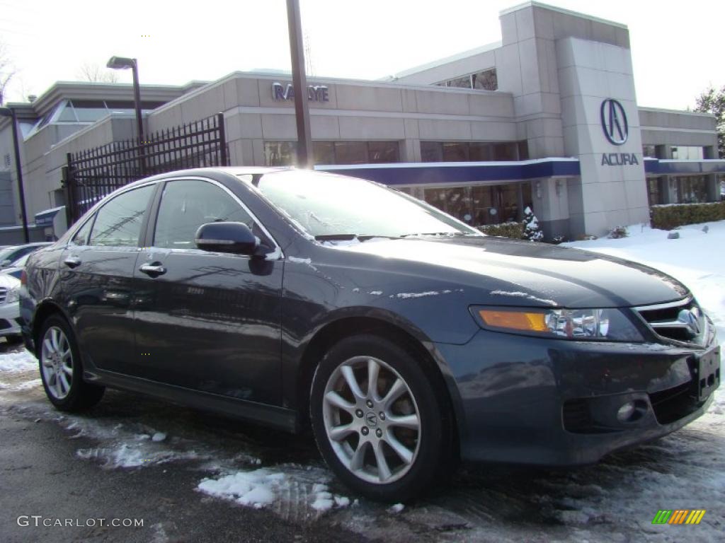 2008 TSX Sedan - Carbon Gray Pearl / Ebony photo #1