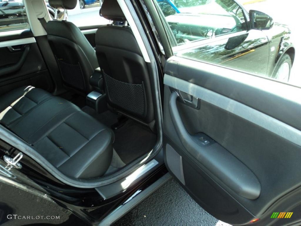 2008 A4 2.0T Sedan - Brilliant Black / Black photo #17