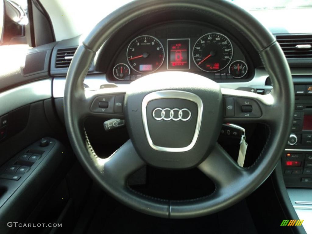 2008 A4 2.0T Sedan - Brilliant Black / Black photo #20