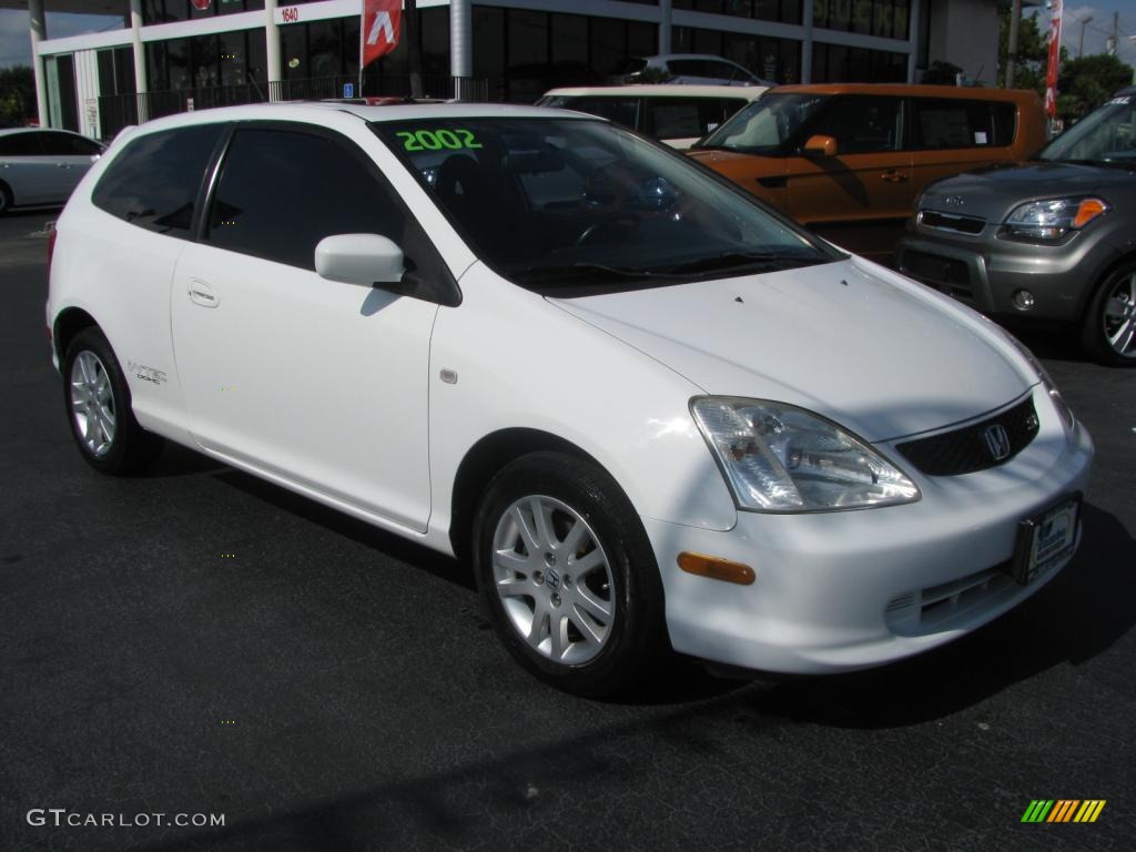 2002 Civic Si Hatchback - Taffeta White / Black photo #1