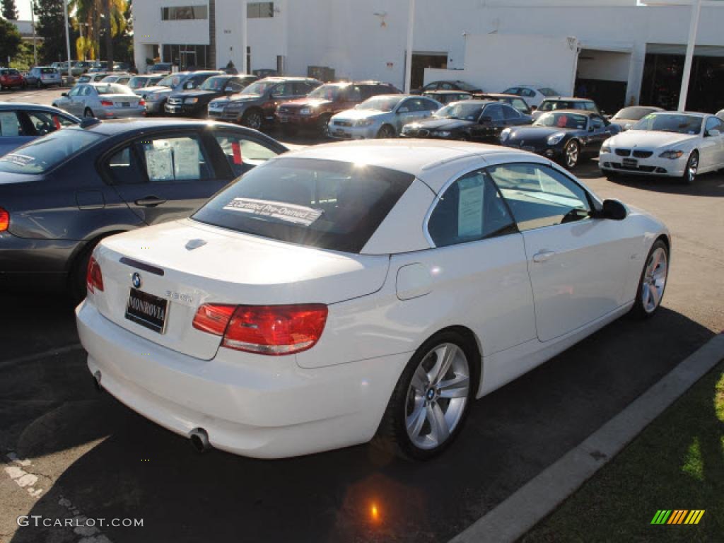 2008 3 Series 335i Convertible - Alpine White / Black photo #8