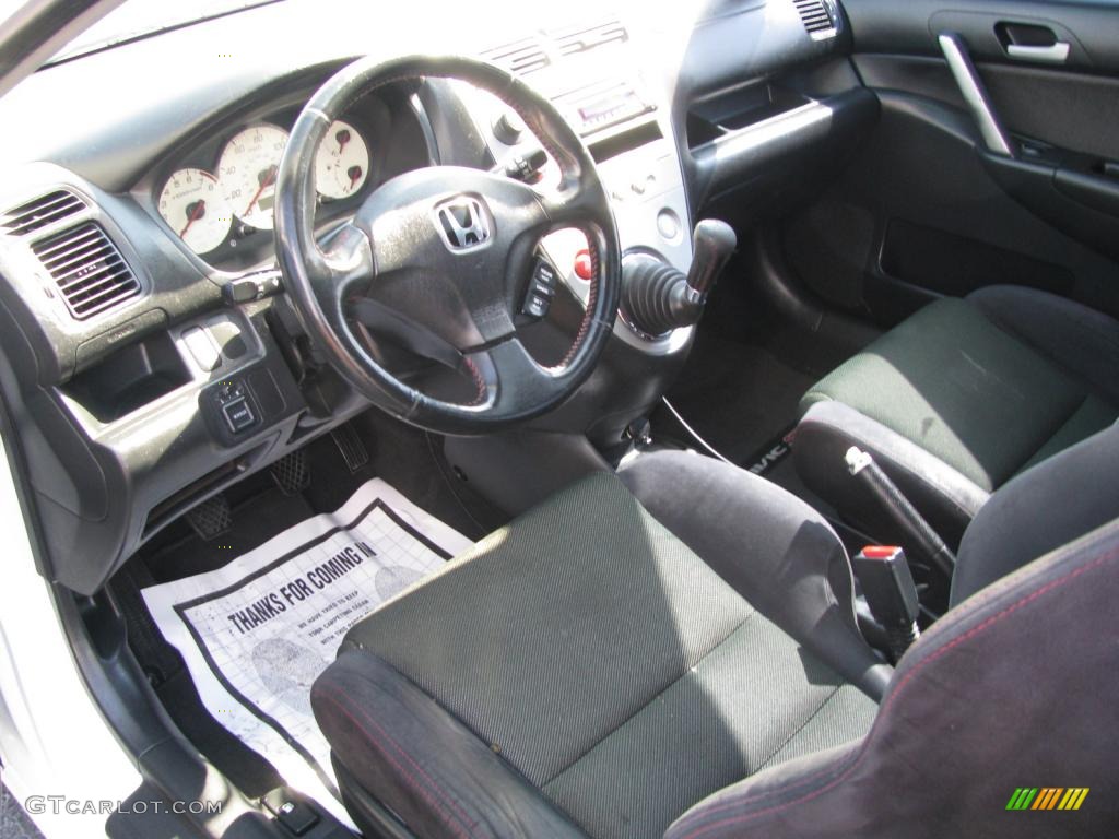 2002 Civic Si Hatchback - Taffeta White / Black photo #14