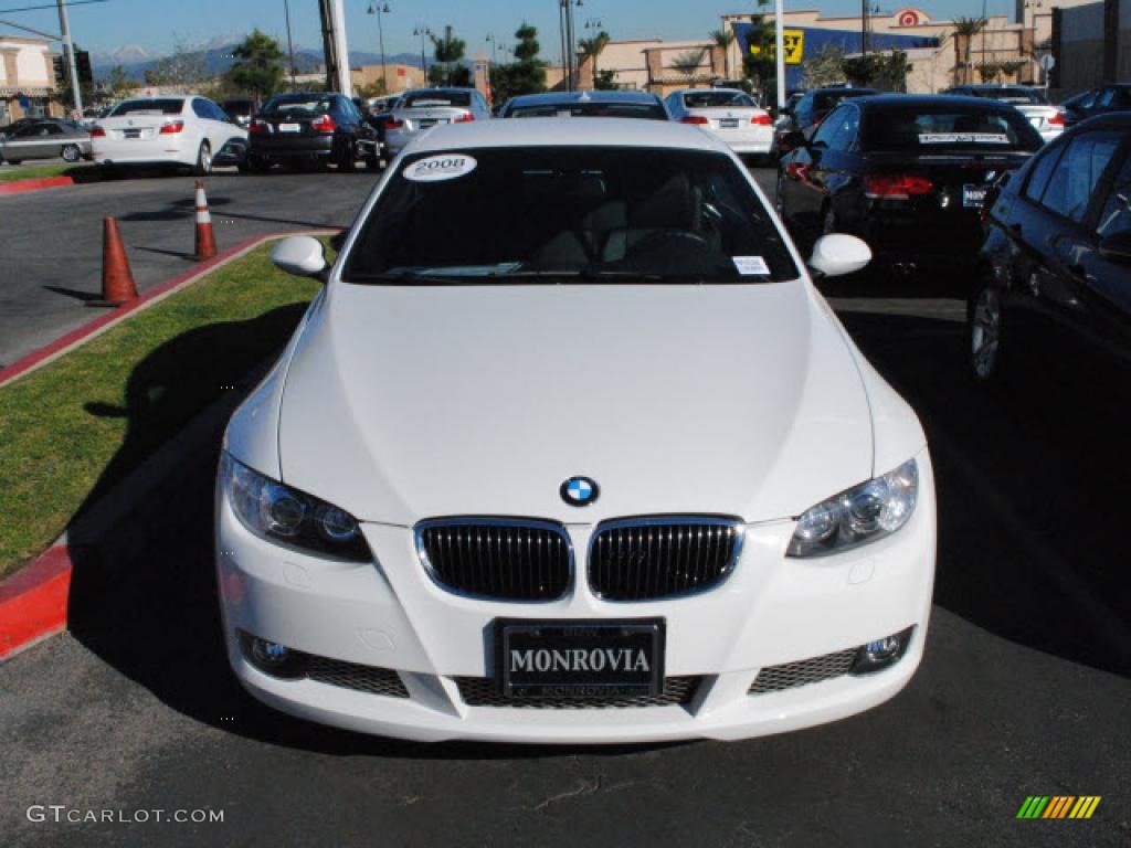 2008 3 Series 335i Convertible - Alpine White / Black photo #25