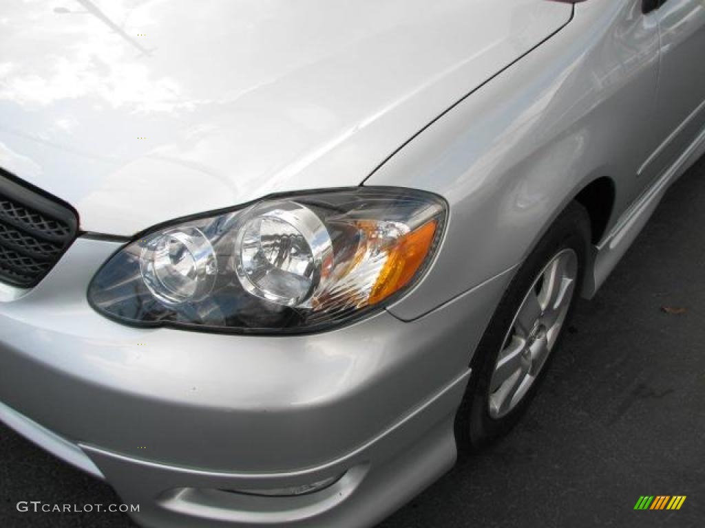 2005 Corolla S - Silver Streak Mica / Black photo #4