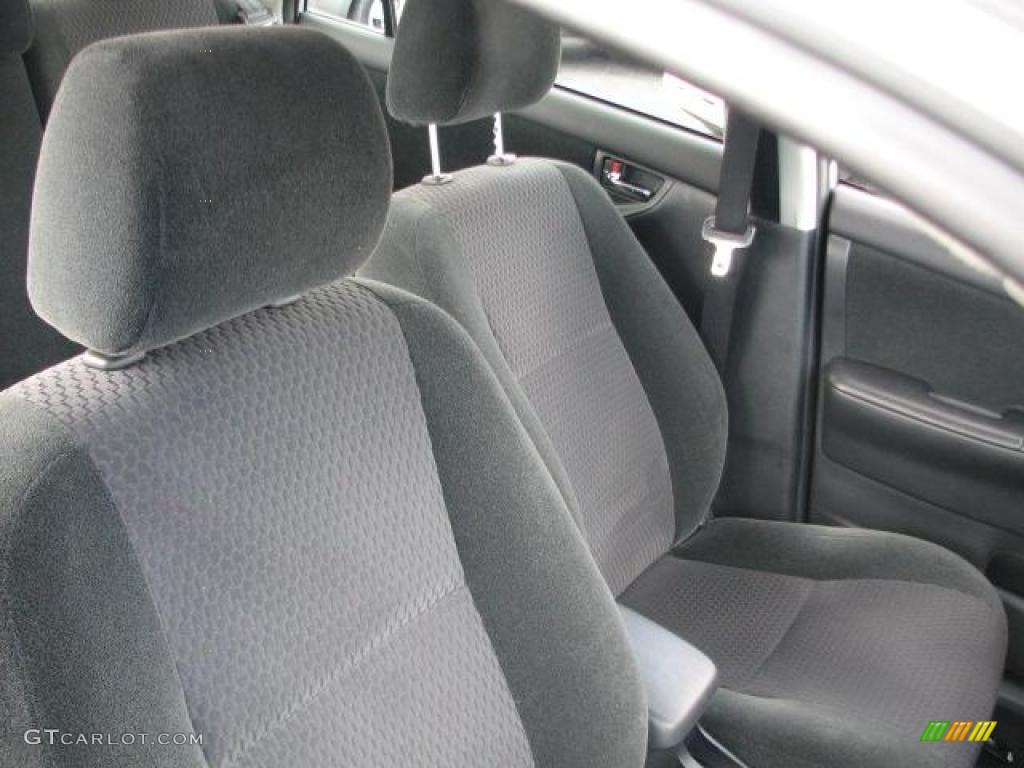 2005 Corolla S - Silver Streak Mica / Black photo #13