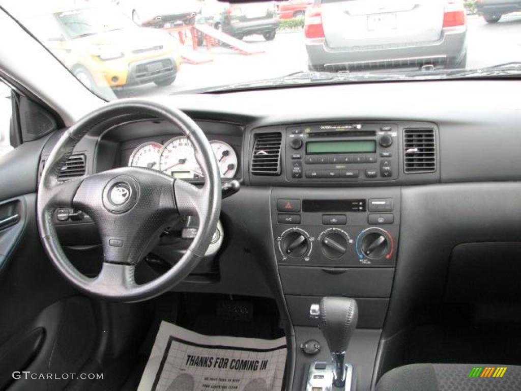 2005 Corolla S - Silver Streak Mica / Black photo #15