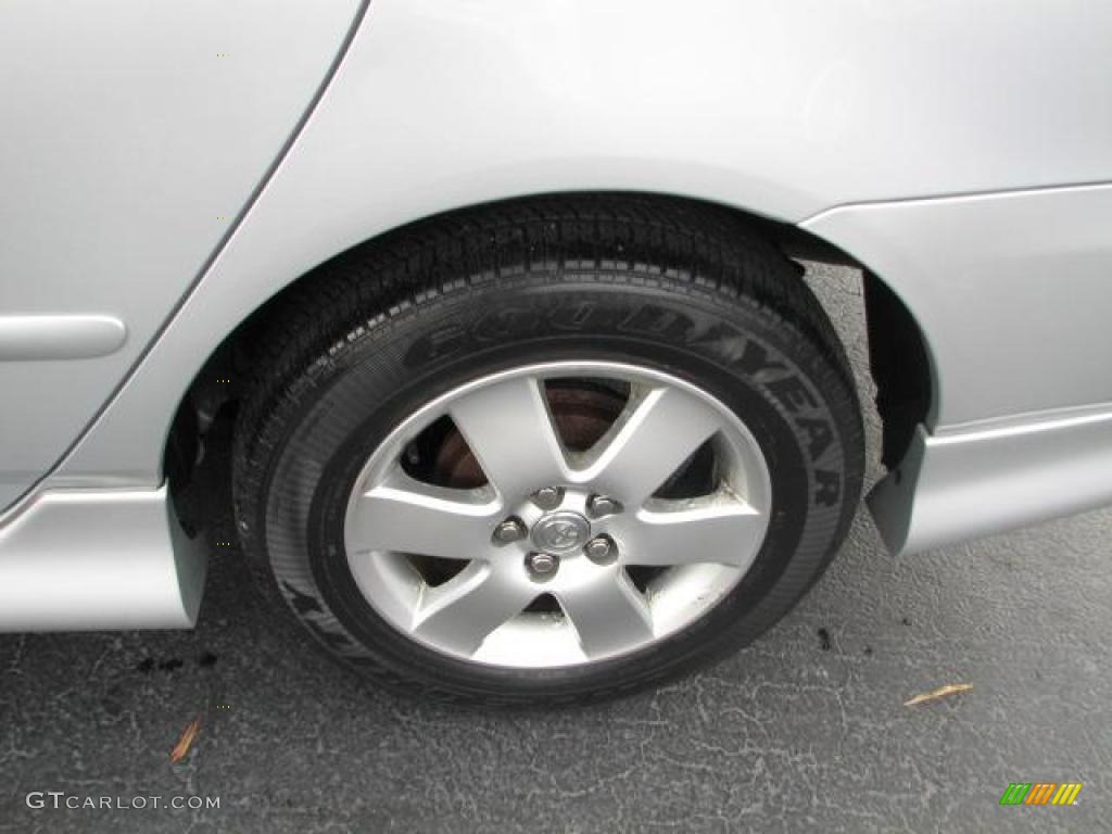 2005 Corolla S - Silver Streak Mica / Black photo #20