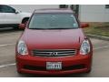 2006 Garnet Fire Red Metallic Infiniti G 35 Sedan  photo #2