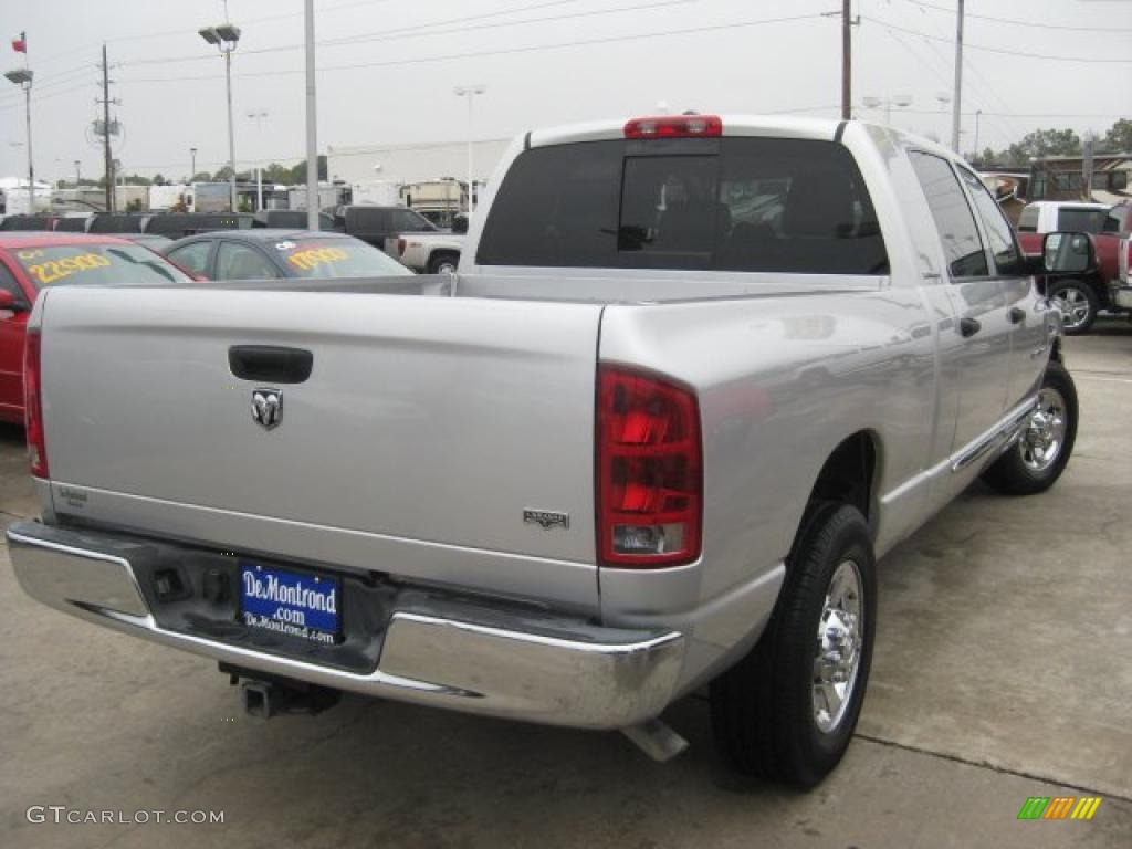 2006 Ram 1500 Laramie Mega Cab - Bright Silver Metallic / Medium Slate Gray photo #6