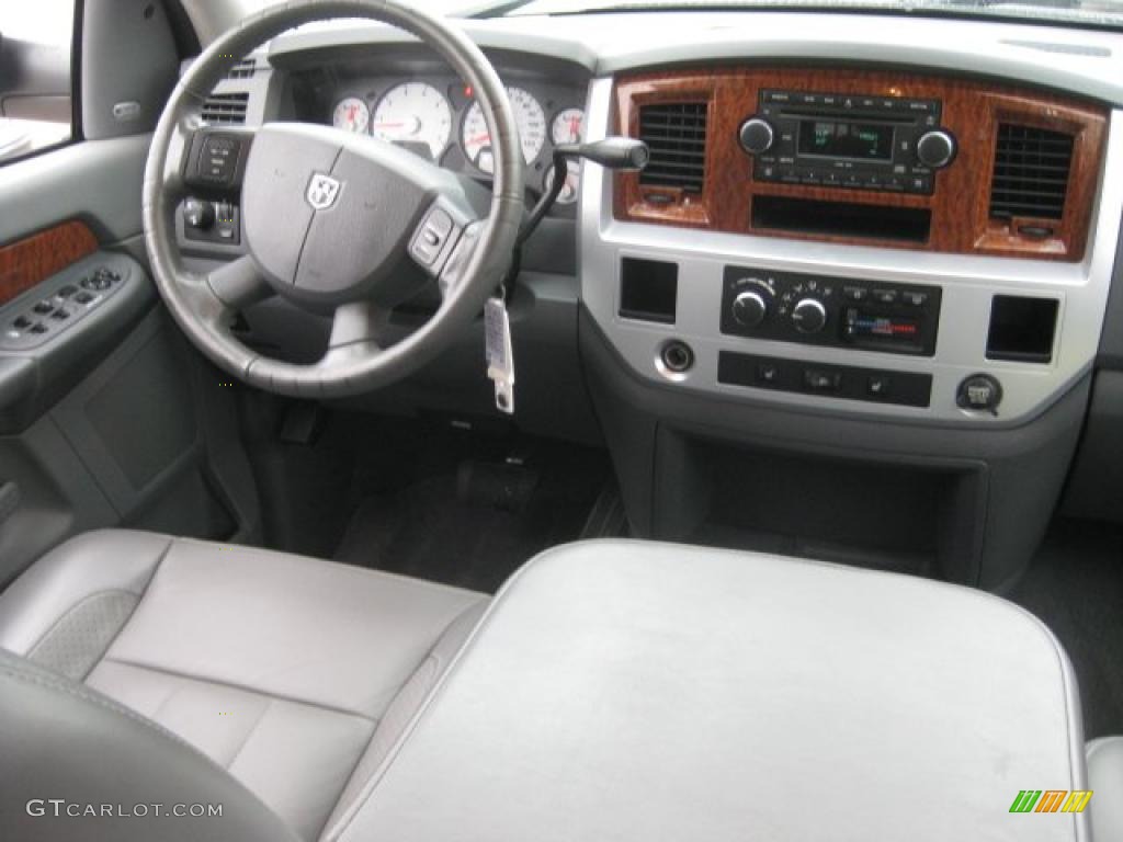 2006 Dodge Ram 1500 Laramie Mega Cab Medium Slate Gray Dashboard Photo #43688088