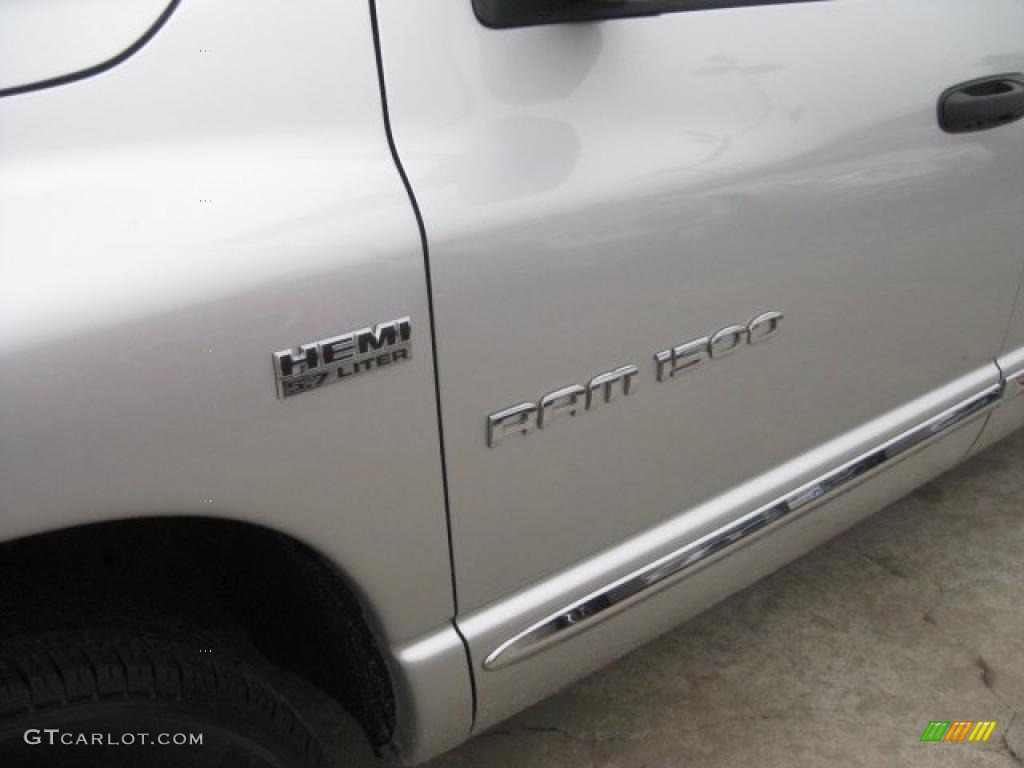 2006 Ram 1500 Laramie Mega Cab - Bright Silver Metallic / Medium Slate Gray photo #73