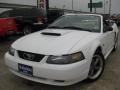 2001 Oxford White Ford Mustang GT Convertible  photo #1