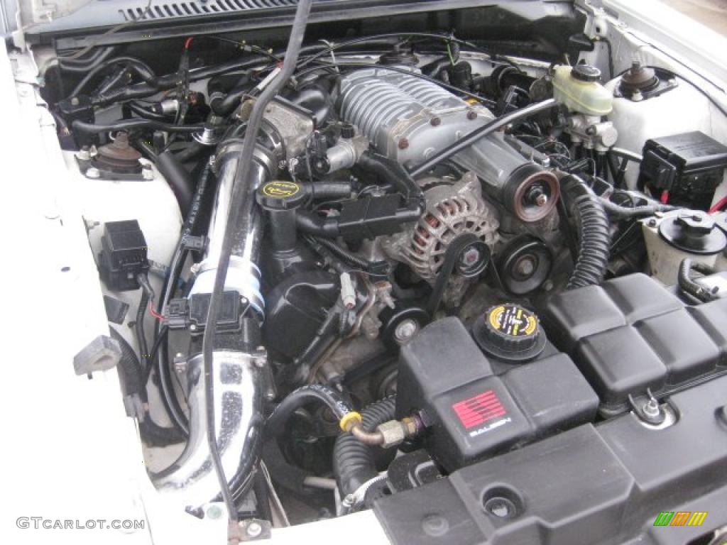 2001 Ford Mustang GT Convertible 4.6 Liter Supercharged SOHC 16-Valve V8 Engine Photo #43689456