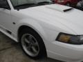 2001 Oxford White Ford Mustang GT Convertible  photo #44