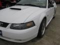 2001 Oxford White Ford Mustang GT Convertible  photo #56