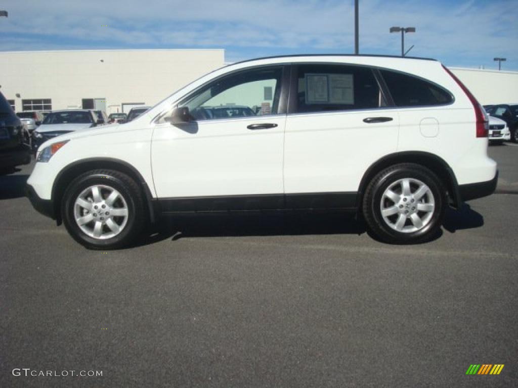 2008 CR-V EX - Taffeta White / Gray photo #3