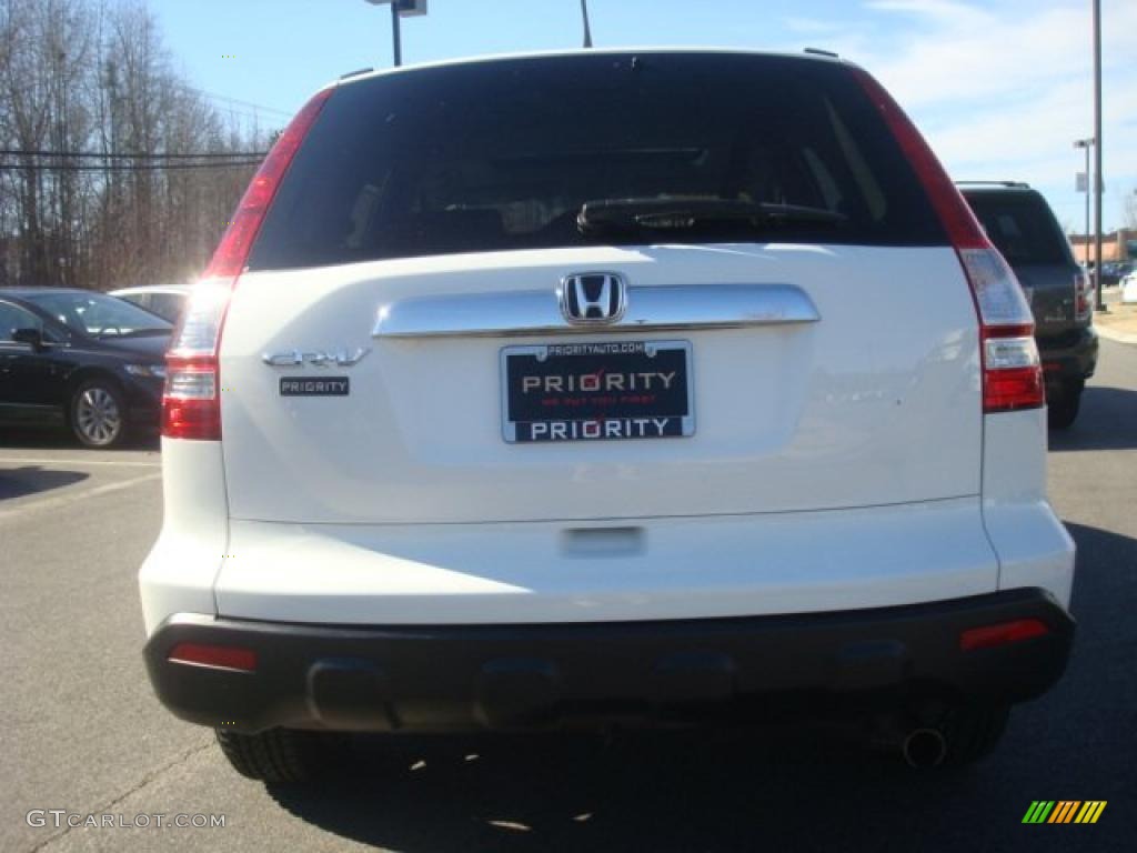 2008 CR-V EX - Taffeta White / Gray photo #5