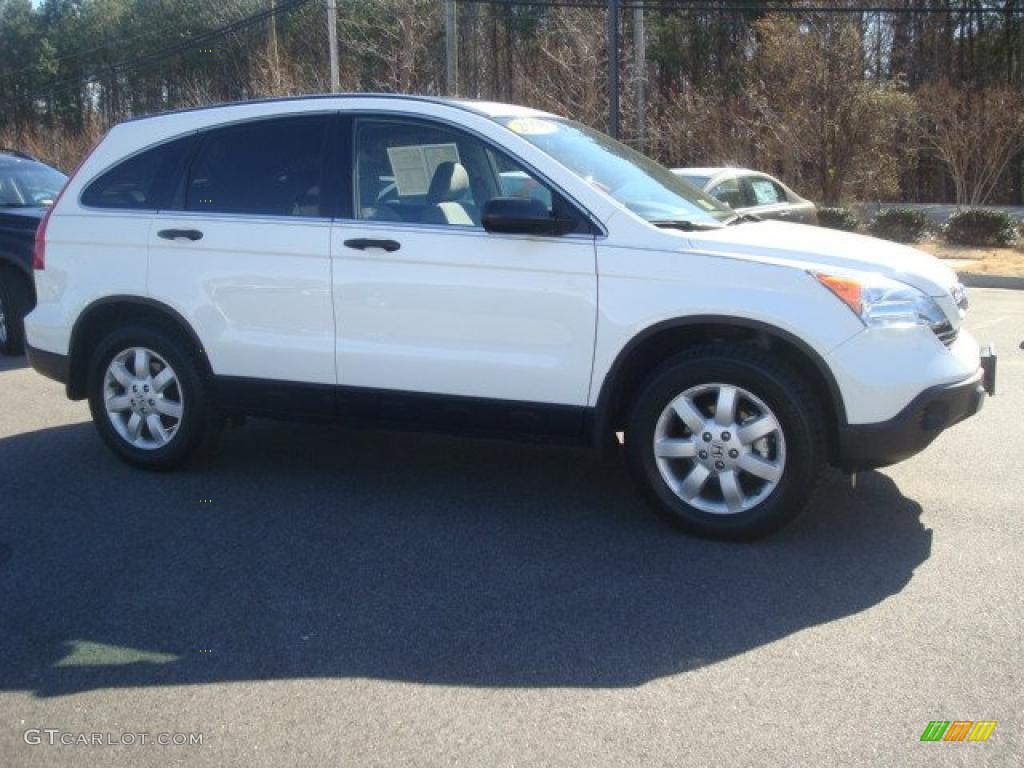 2008 CR-V EX - Taffeta White / Gray photo #7