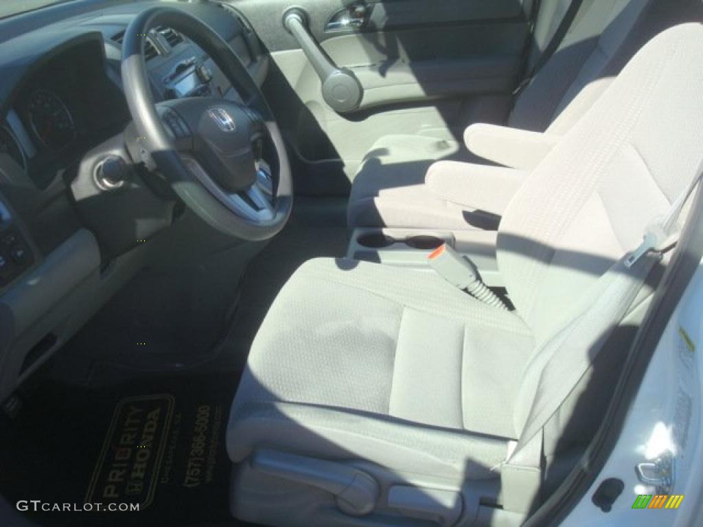2008 CR-V EX - Taffeta White / Gray photo #10