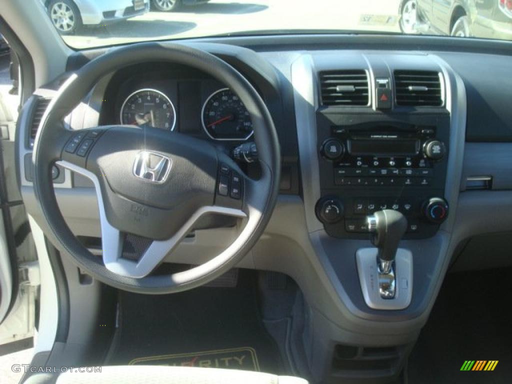 2008 CR-V EX - Taffeta White / Gray photo #13