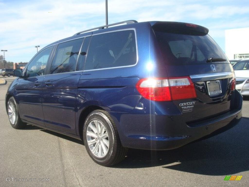 2007 Odyssey Touring - Midnight Blue Pearl / Gray photo #4