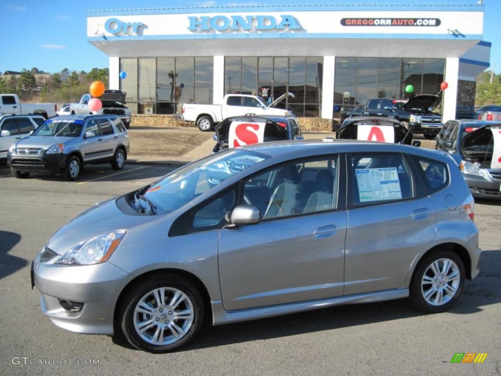 Alabaster Silver Metallic Honda Fit