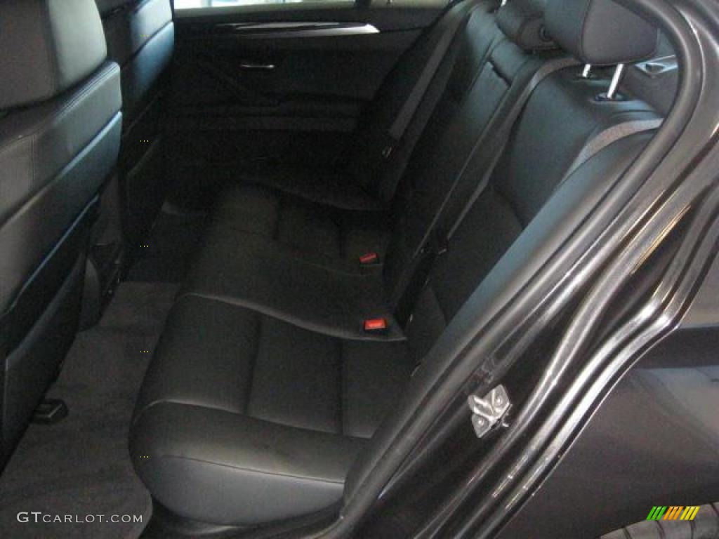2011 5 Series 528i Sedan - Dark Graphite Metallic / Black photo #6