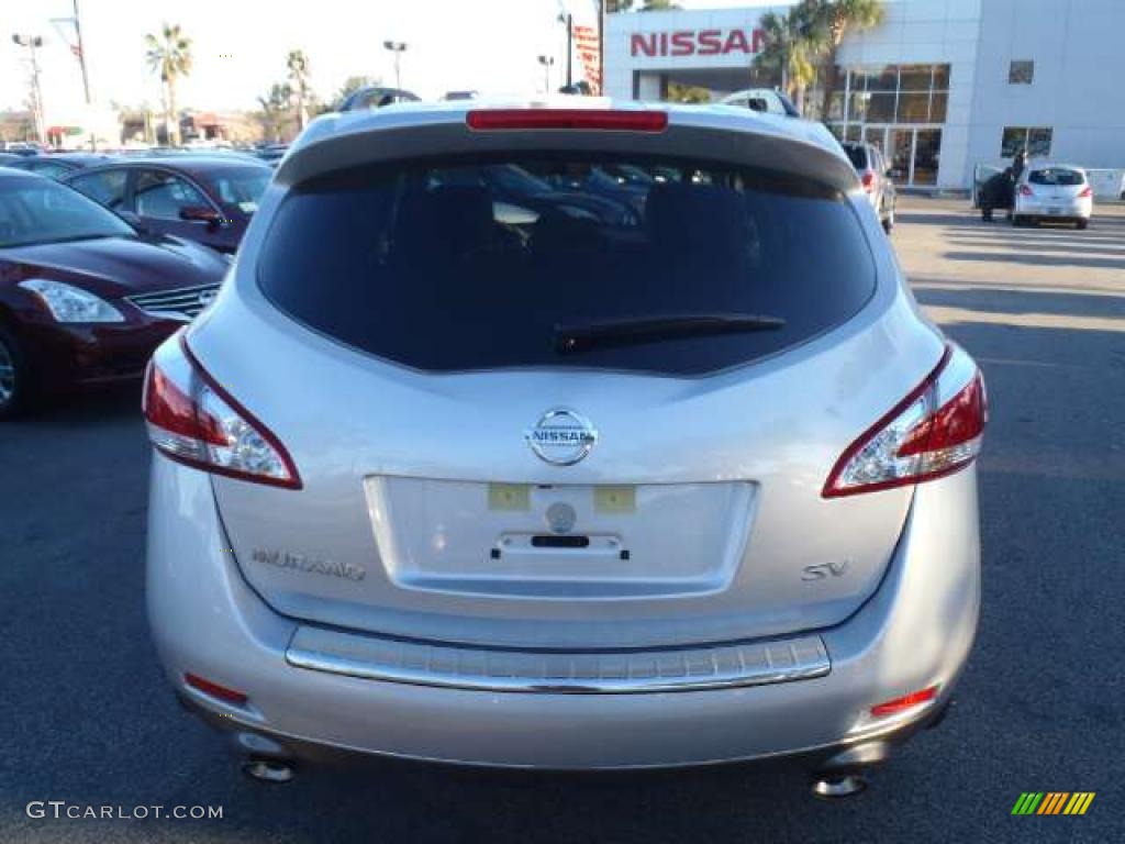 2011 Murano SV - Brilliant Silver / Beige photo #4