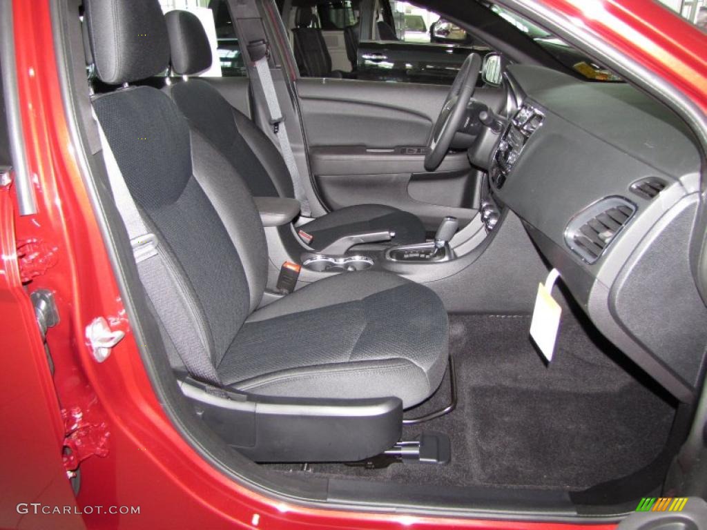 Black Interior 2011 Chrysler 200 Touring Photo #43698108