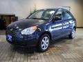 2009 Dark Sapphire Blue Hyundai Accent GLS 4 Door  photo #2