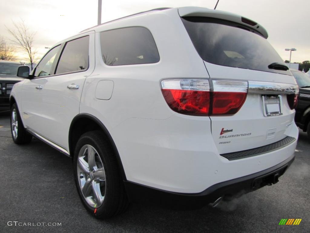 Stone White 2011 Dodge Durango Citadel 4x4 Exterior Photo #43700200