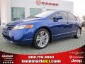 2008 Fiji Blue Pearl Honda Civic Si Sedan  photo #1