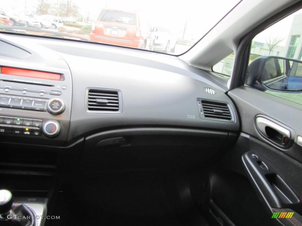 2008 Civic Si Sedan - Fiji Blue Pearl / Black photo #21