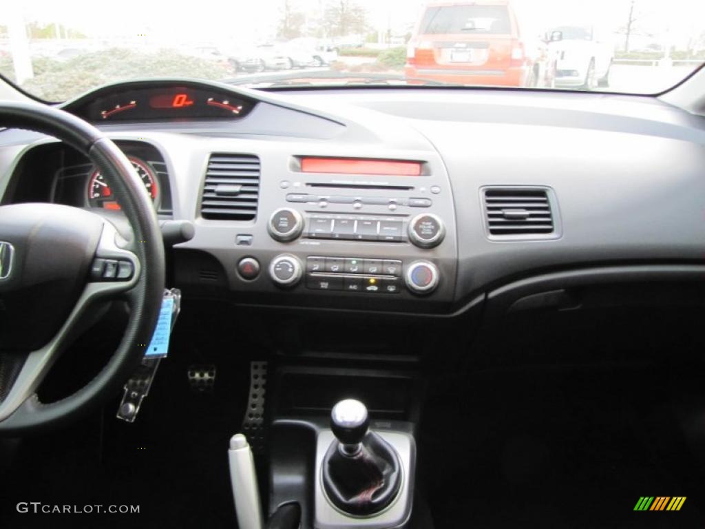 2008 Civic Si Sedan - Fiji Blue Pearl / Black photo #22